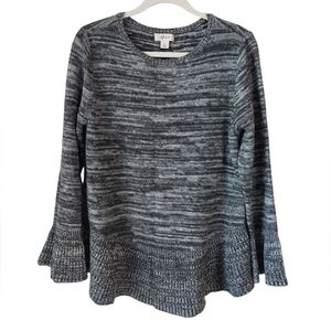 Style & Co. Charcoal and Light Gray Women's Sweater